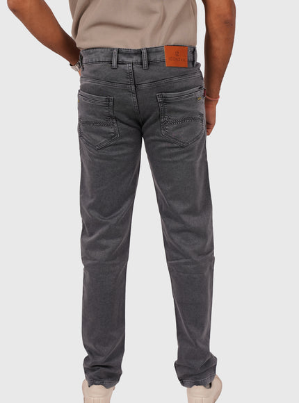 Men’s Dusty Grey Narrow Fit Stretchable Denim Jeans