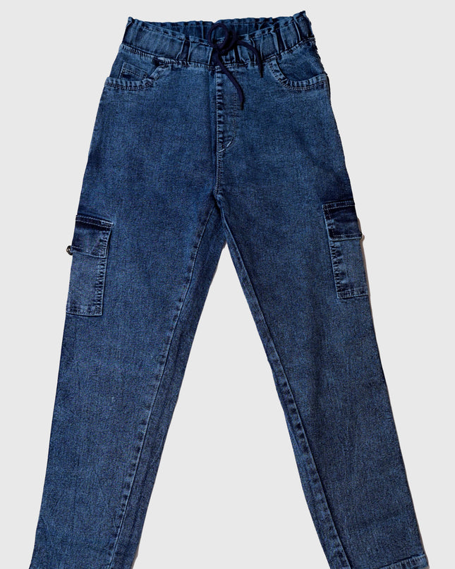 Women’s Sky Blue Mom Fit Jogger Jeans