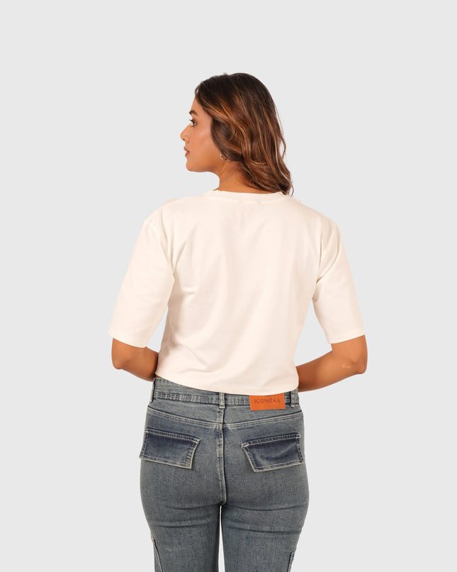 Women’s Light Blue Stretchable Cargo Denim Jeans
