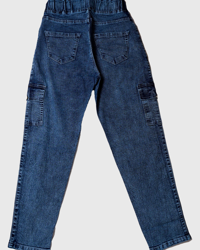 Women’s Sky Blue Mom Fit Jogger Jeans