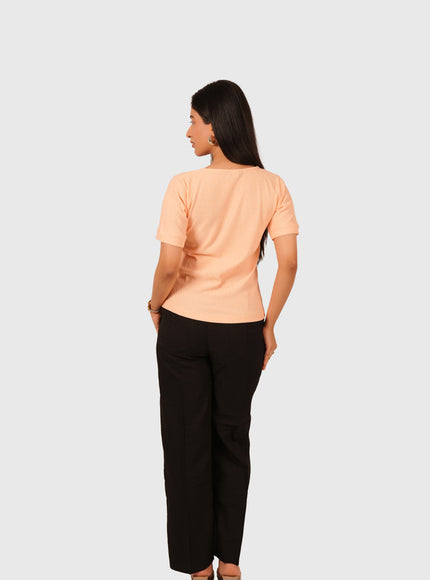 Women’s Jet Black Flowy Palazzo Pants