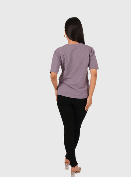 Women’s Purple Oversized T-Shirt