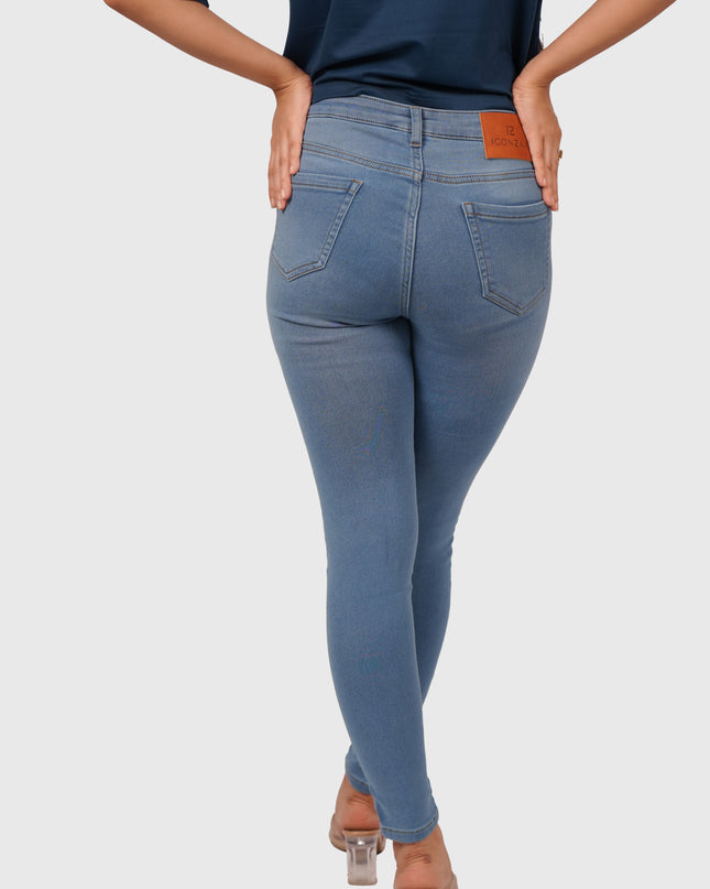 Women’s Light Blue High Waist Narrow Jeans