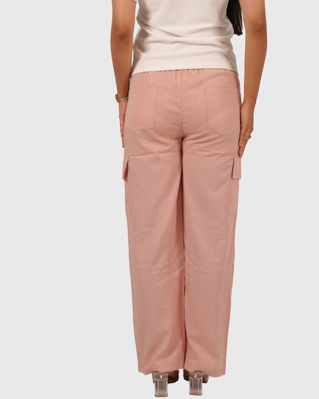 Women’s Peach Pink Palazzo Pants