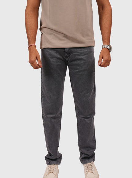 Men’s Dusty Grey Narrow Fit Stretchable Denim Jeans