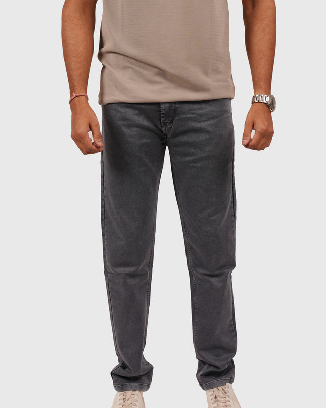 Men’s Dusty Grey Narrow Fit Stretchable Denim Jeans