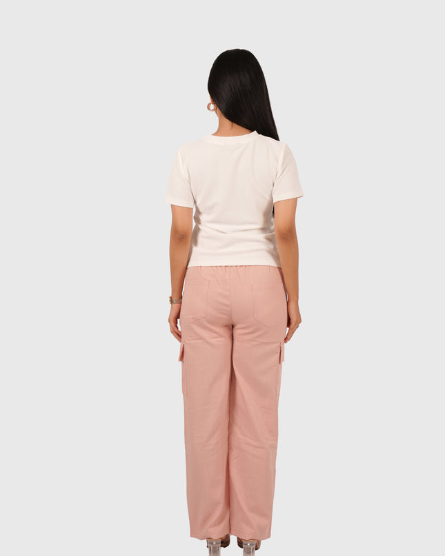 Women’s Peach Pink Palazzo Pants