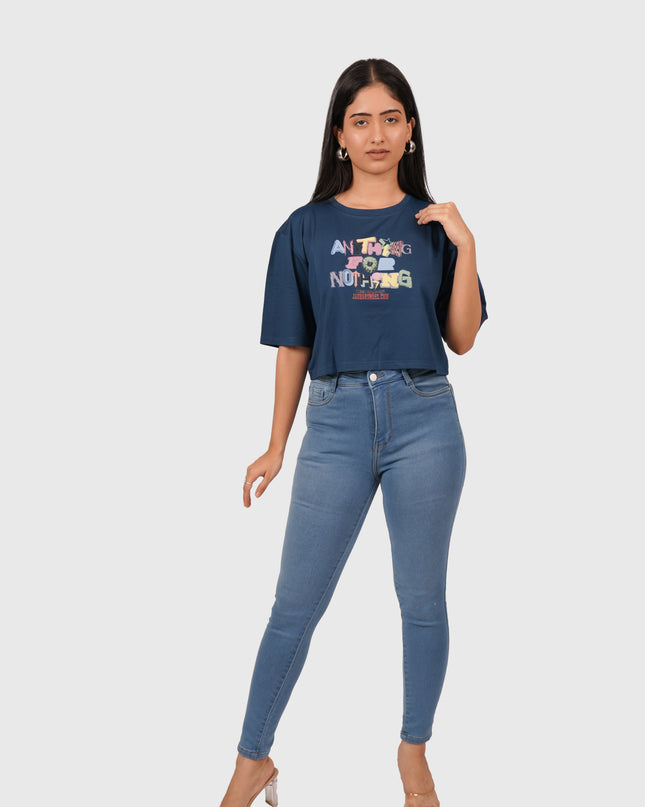 Women’s Light Blue High Waist Narrow Jeans