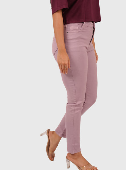 Women’s Peach Ankle-Length Jeans