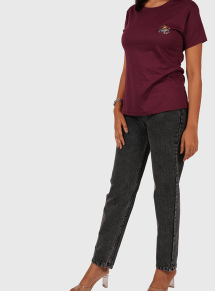 Women’s Carbon Black Full-Length Mom Fit Jeans