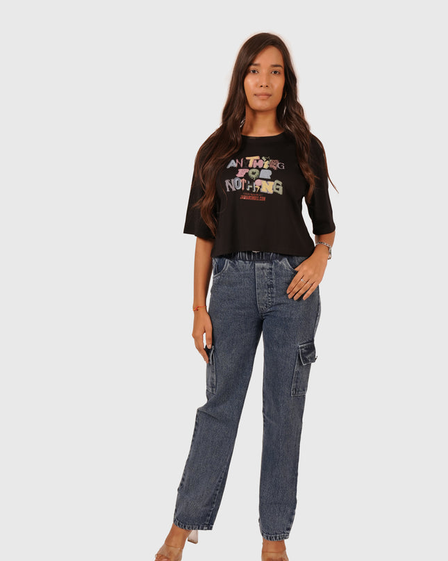 Women’s Cargo Denim Pants