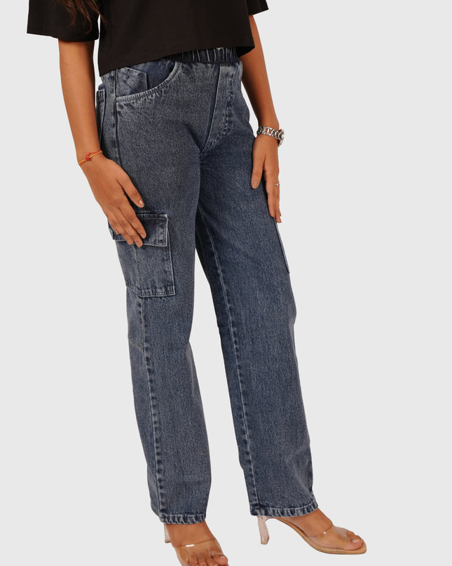 Women’s Cargo Denim Pants