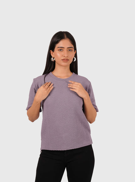 Women’s Purple Oversized T-Shirt
