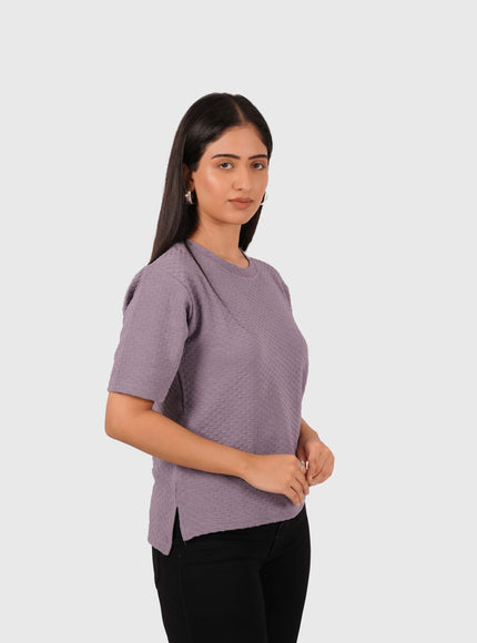 Women’s Purple Oversized T-Shirt