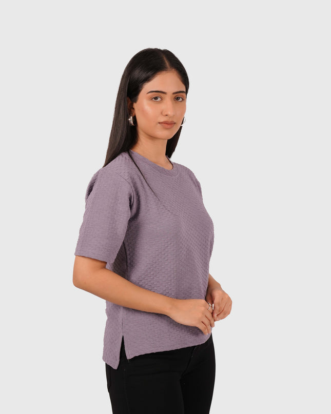 Women’s Purple Oversized T-Shirt