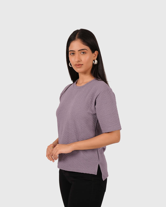 Women’s Purple Oversized T-Shirt