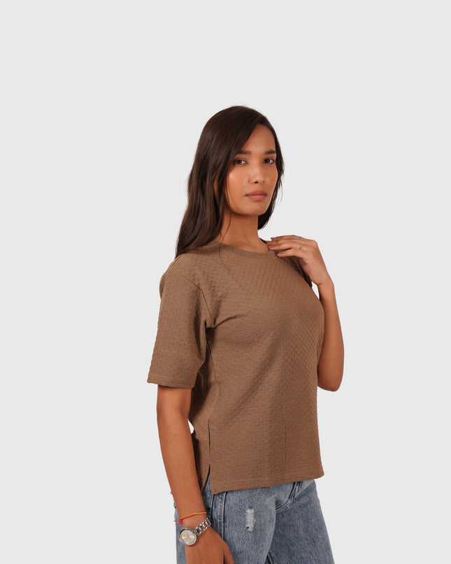 Women’s Brown Oversized T-Shirt