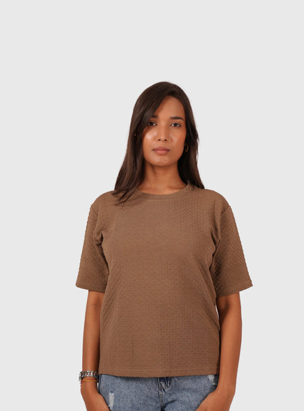 Women’s Brown Oversized T-Shirt