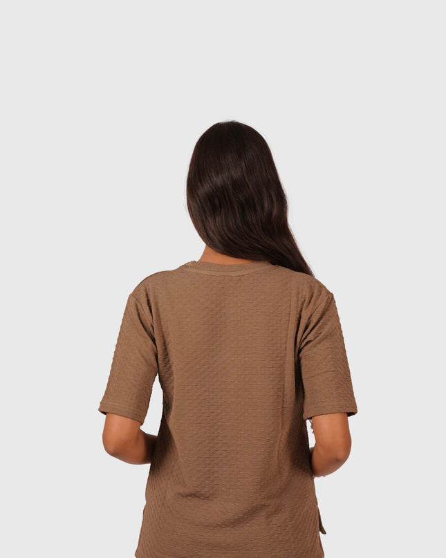 Women’s Brown Oversized T-Shirt