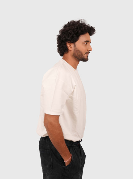 Men’s Oversized Plain White T-Shirt